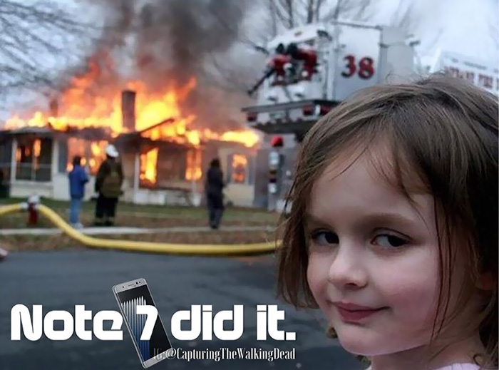 O Samsung Note 7 fez isso!