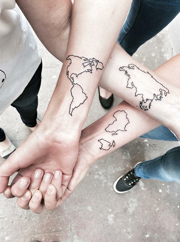 Ideias mais criativas de tatuagens para melhores amigos