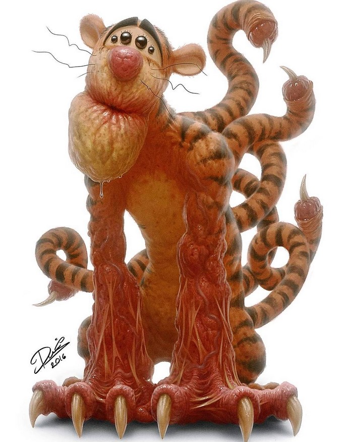 As obras são criação do ilustrador suíço Dennis Carlsson