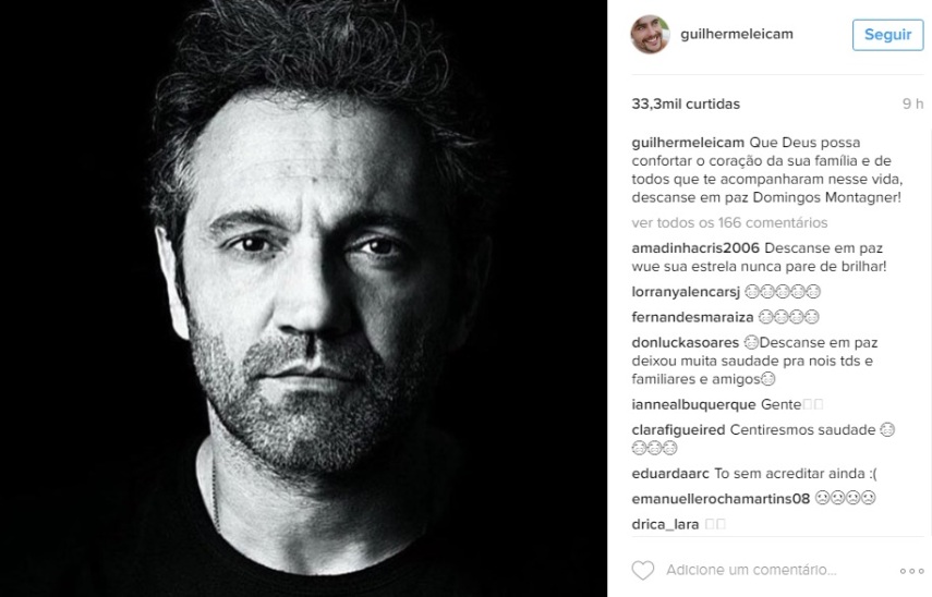 O ator morreu na tarde da última quinta-feira (15) afogado no rio São Francisco, em Canindé, Sergipe. Cantores, atores e apresentadores relembraram momentos de trabalho ao lado de Domingos e escreveram mensagens emocionadas na tentativa de entender e aceitar a tragédia.