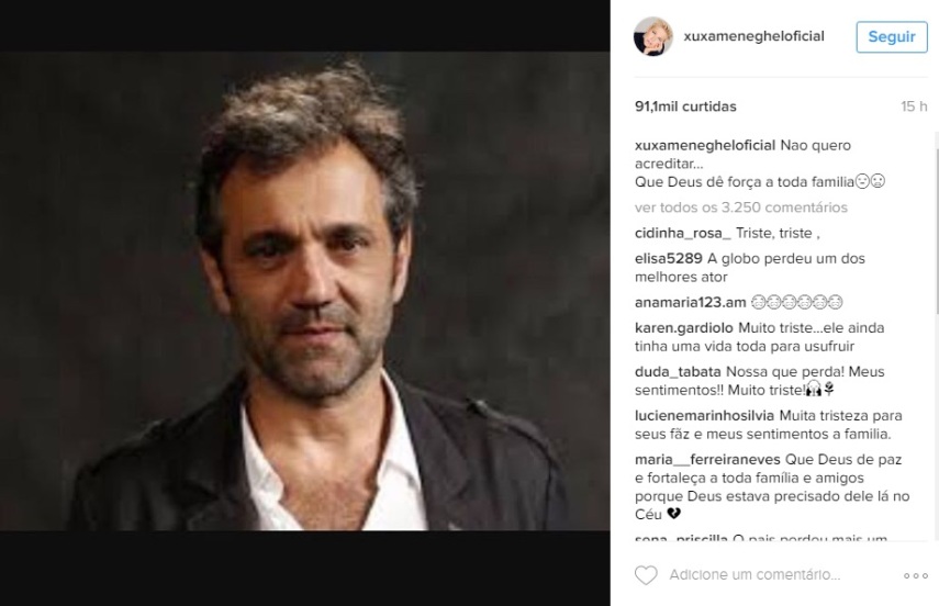 O ator morreu na tarde da última quinta-feira (15) afogado no rio São Francisco, em Canindé, Sergipe. Cantores, atores e apresentadores relembraram momentos de trabalho ao lado de Domingos e escreveram mensagens emocionadas na tentativa de entender e aceitar a tragédia.