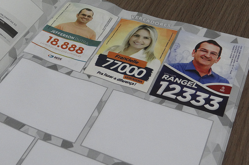 O álbum dos candidatos a prefeito e vereador de Caicó-RN