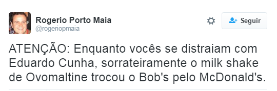 A internet não está sabendo lidar com a troca de mãos do clássico milkshake. O McDonald's acaba de anunciar que agora tem exclusividade do uso da marca no Brasil.