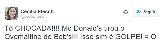 A internet não está sabendo lidar com a troca de mãos do clássico milkshake. O McDonald's acaba de anunciar que agora tem exclusividade do uso da marca no Brasil.