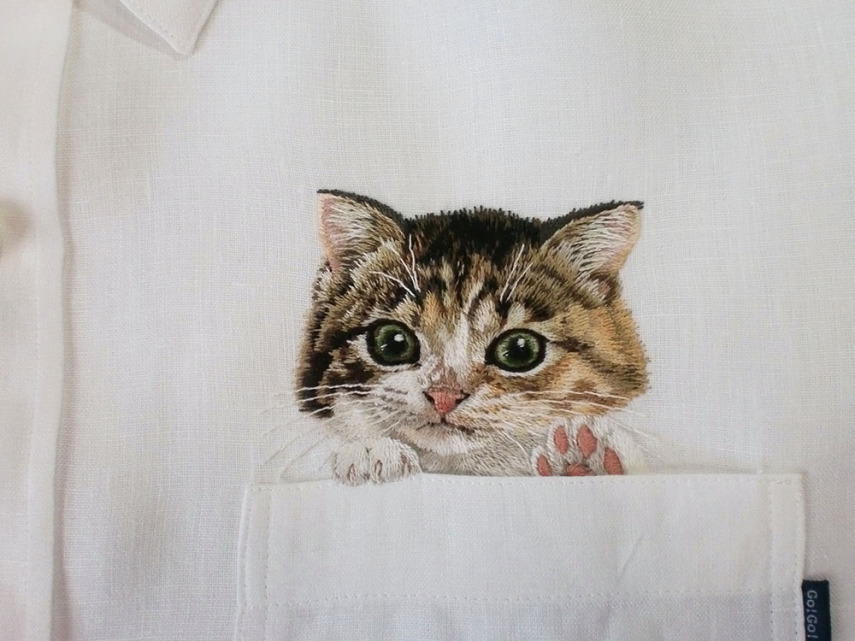Pets bordados em bolsos