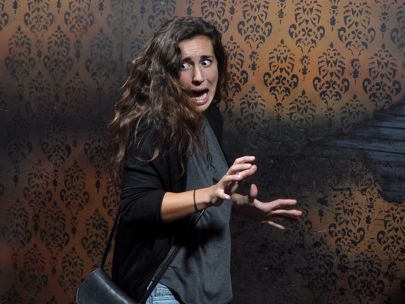 Casa do terror Nightmares Fear Factory, em Ontario, no Canadá, deixou estas pessoas assim!