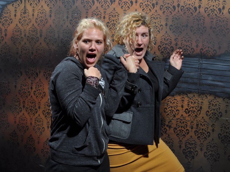 Casa do terror Nightmares Fear Factory, em Ontario, no Canadá, deixou estas pessoas assim!