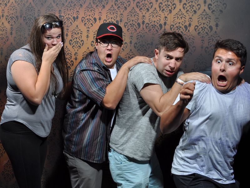 Casa do terror Nightmares Fear Factory, em Ontario, no Canadá, deixou estas pessoas assim!