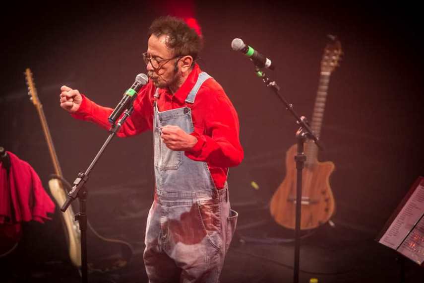 Tom Zé no lançamento de 'Canções Eróticas de Ninar'
