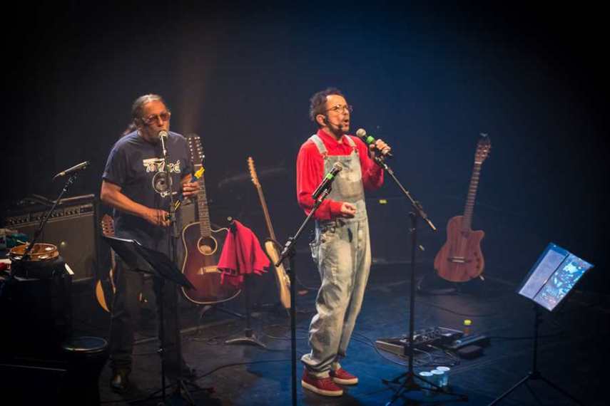 Tom Zé no lançamento de 'Canções Eróticas de Ninar'