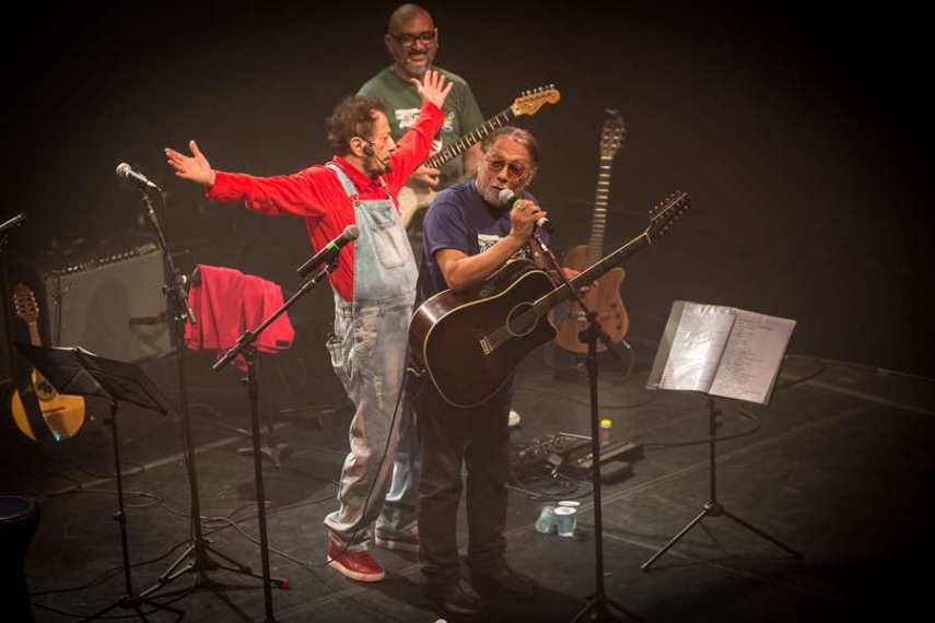 Tom Zé no lançamento de 'Canções Eróticas de Ninar'