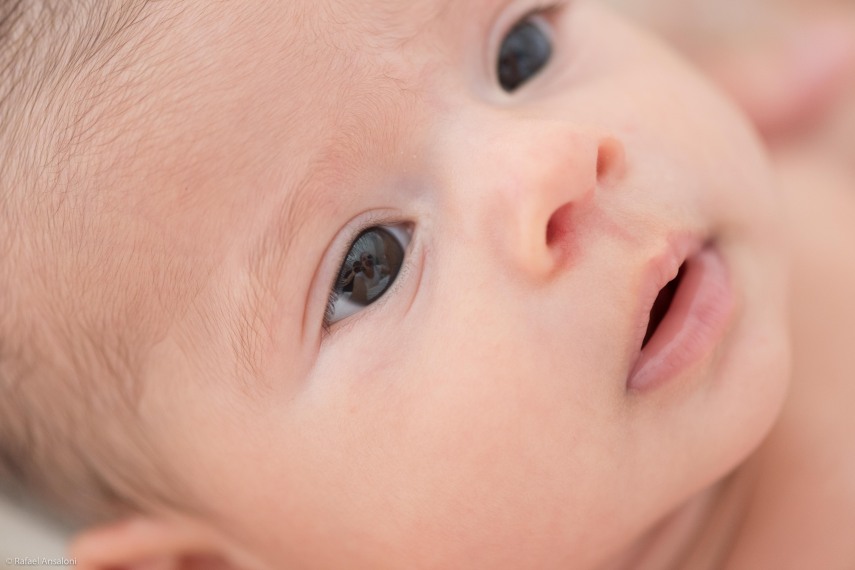 Foto de Rafael Ansaloni, que registrou visão de mundo da filha, Luiza