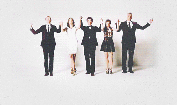 HIMYM - Josh Radnor (Ted), Alyson Hannigan (Lily), Jason Segel (Marshall), Cobie Smulders (Robin), Neil Patrick Harris (Barney) 