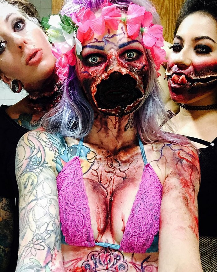 Sarah Mudle é maquiadora e mostra seu incrível trabalho no Instagram (@sarahmudle)