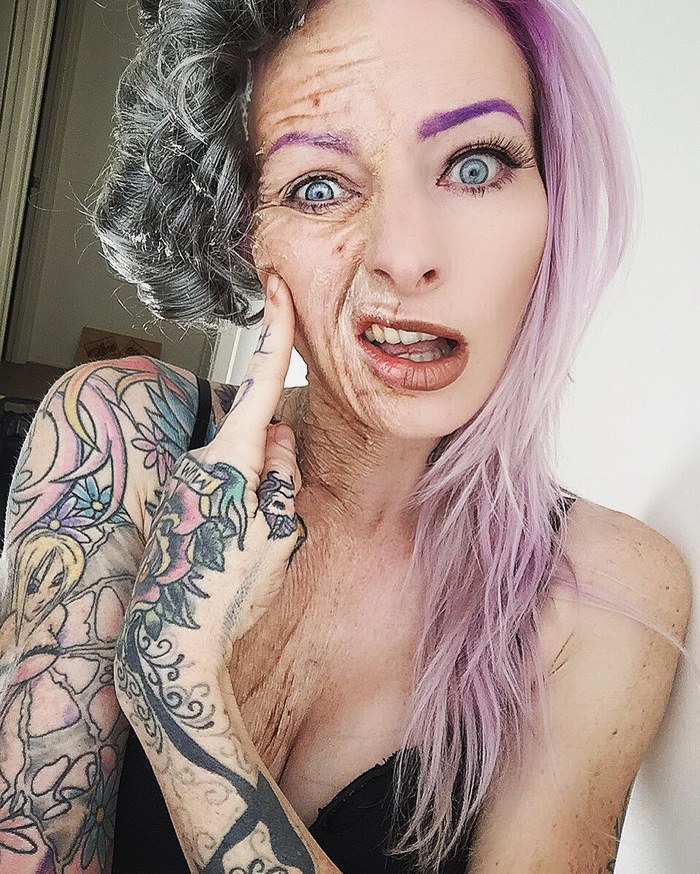 Sarah Mudle é maquiadora e mostra seu incrível trabalho no Instagram (@sarahmudle)