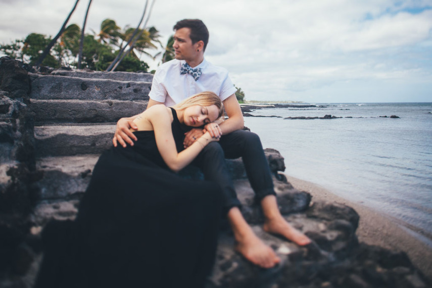 Este casal não se preocupou com nenhum detalhe da cerimônia e acabou transformando o casamento no momento mais mágico justamente pela simplicidade e companhia das pessoas que mais amam