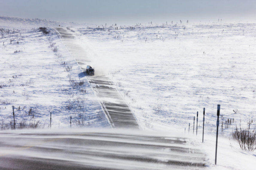 Esta estrada antiga, chamada de James Dalton Highway, fica no Alasca e assusta motoristas por causa da neve.