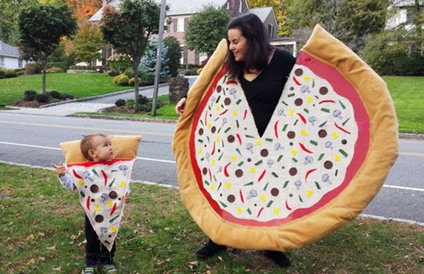 Pais e filhos que detonaram juntos no Halloween