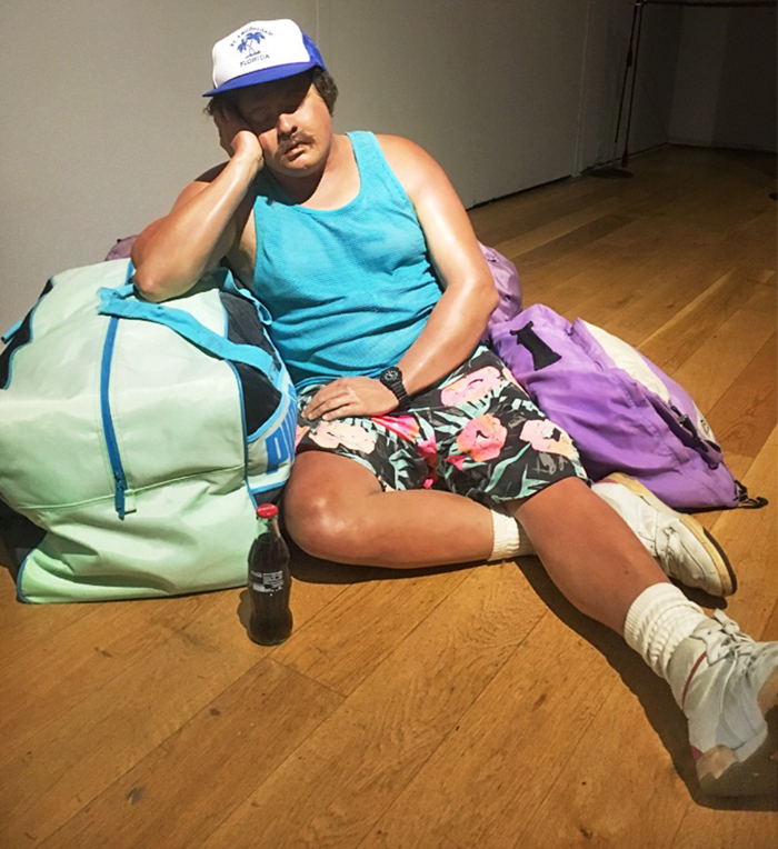 Traveller, por Duane Hanson, 1989