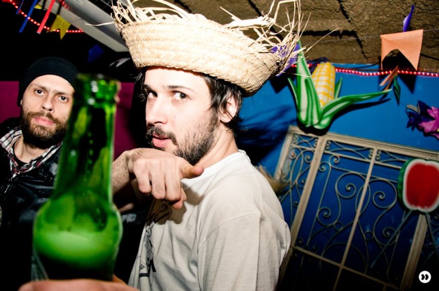 Marcelo Vogelaar curtindo a festa junina