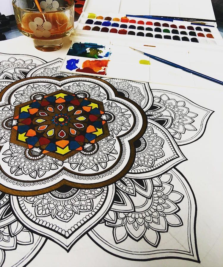 Conheça as mandalas de Asmahan Mosleh