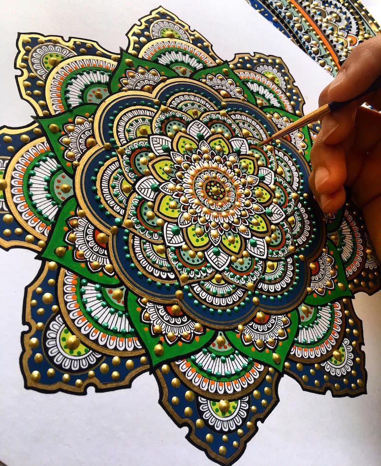 Conheça as mandalas de Asmahan Mosleh