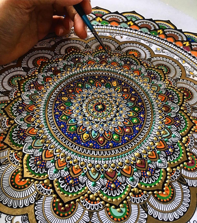 Conheça as mandalas de Asmahan Mosleh