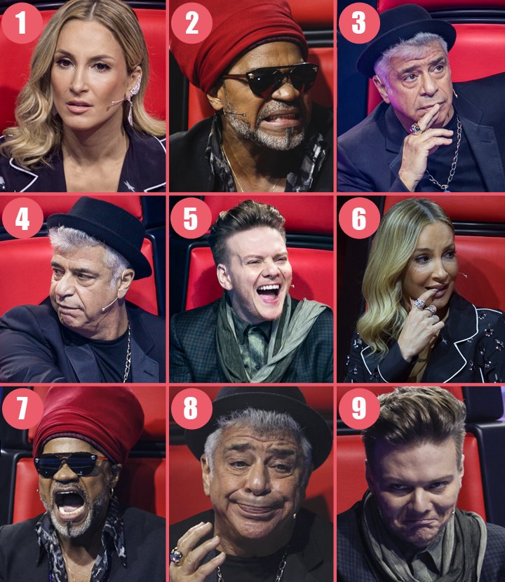 Jurados do The Voice Brasil