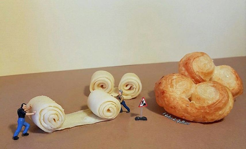 Matteo Stucchi é um chef pâtissier de Monza, na Itália, que cria mundos em miniatura para deixar as suas sobremesas ainda mais incríveis. Para acompanhar as criações, é só seguir o italiano no Instagram @idolcidigulliver