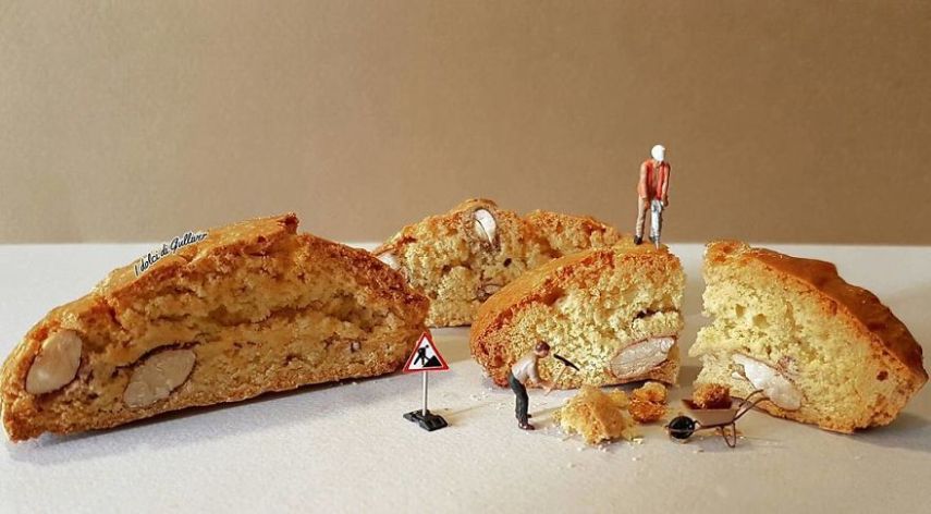 Matteo Stucchi é um chef pâtissier de Monza, na Itália, que cria mundos em miniatura para deixar as suas sobremesas ainda mais incríveis. Para acompanhar as criações, é só seguir o italiano no Instagram @idolcidigulliver