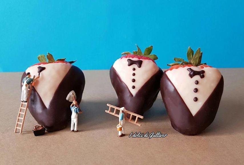 Matteo Stucchi é um chef pâtissier de Monza, na Itália, que cria mundos em miniatura para deixar as suas sobremesas ainda mais incríveis. Para acompanhar as criações, é só seguir o italiano no Instagram @idolcidigulliver