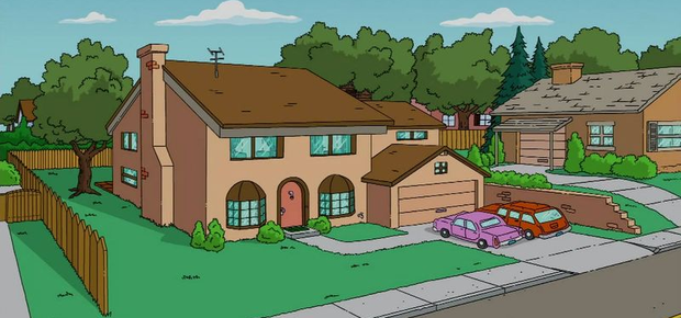 A casa de Homer e Marge em Springfield custaria US$ 195 mil (R$ 624 mil)