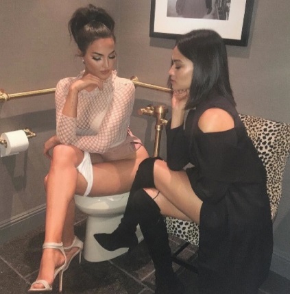 Natalie Halcro e Shanina Shaik