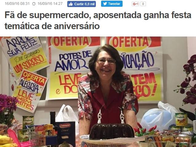 Outros supermercados também fazem sucesso