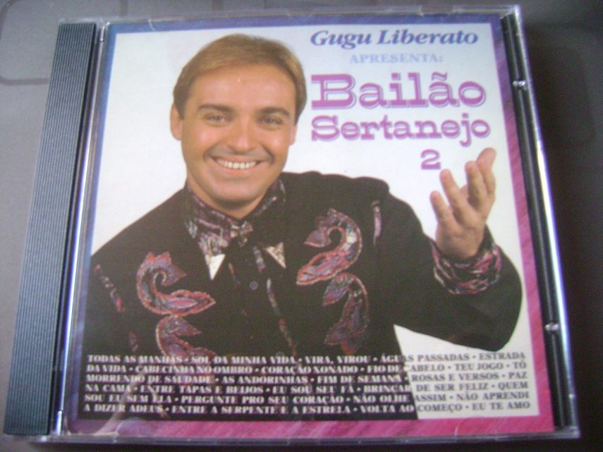 Gugu na era sertaneja também foi capa de CD