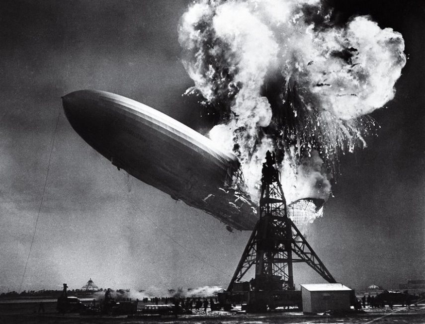 Desastre de Hindenburg, em 1937