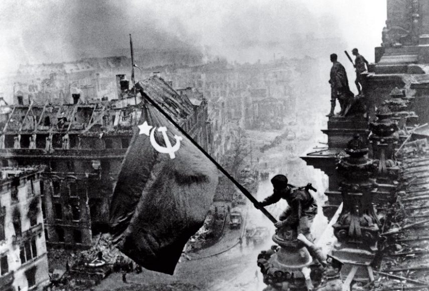 Imagem da Segunda Guerra, em 1945