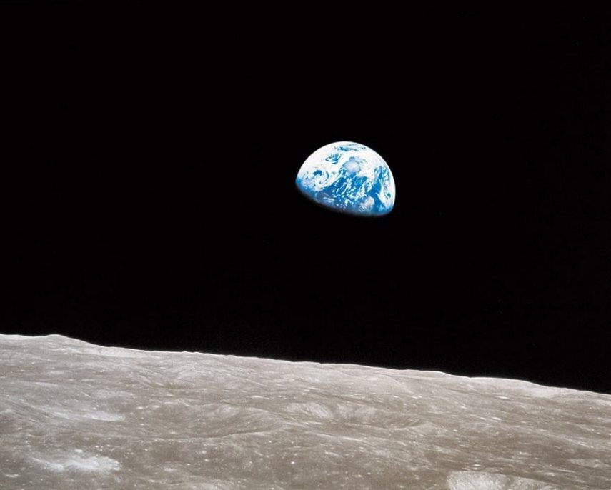 Foto da Terra feita pela NASA, em 1968