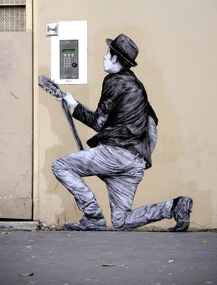 Artista francês Levalet dialoga com as ruas