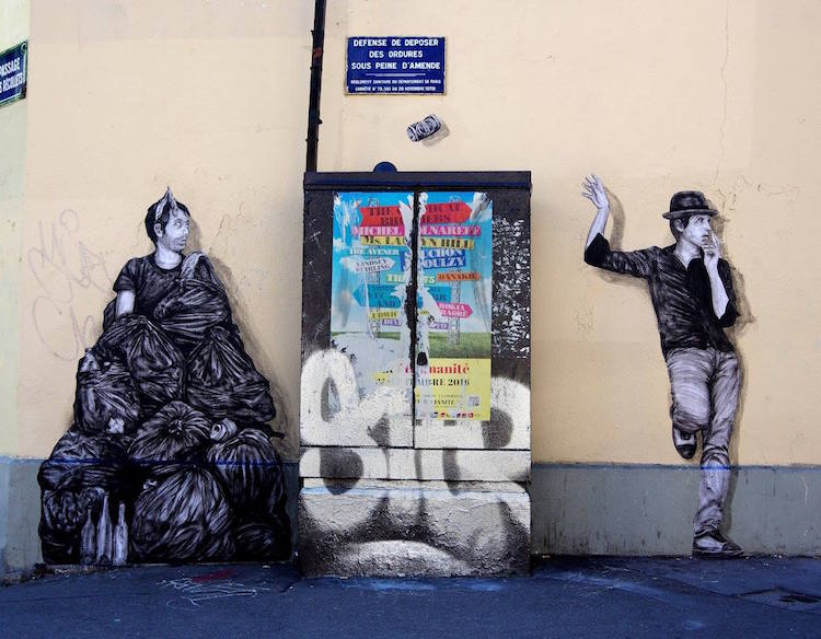Artista francês Levalet dialoga com as ruas