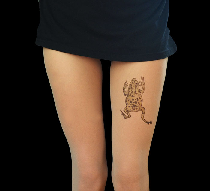 Meias calças com desenhos imitam tatuagens 