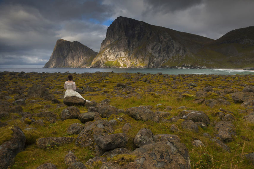 Este casal viajou pela Noruega e Suécia por 45 dias após o casamento