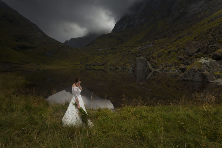 Este casal viajou pela Noruega e Suécia por 45 dias após o casamento