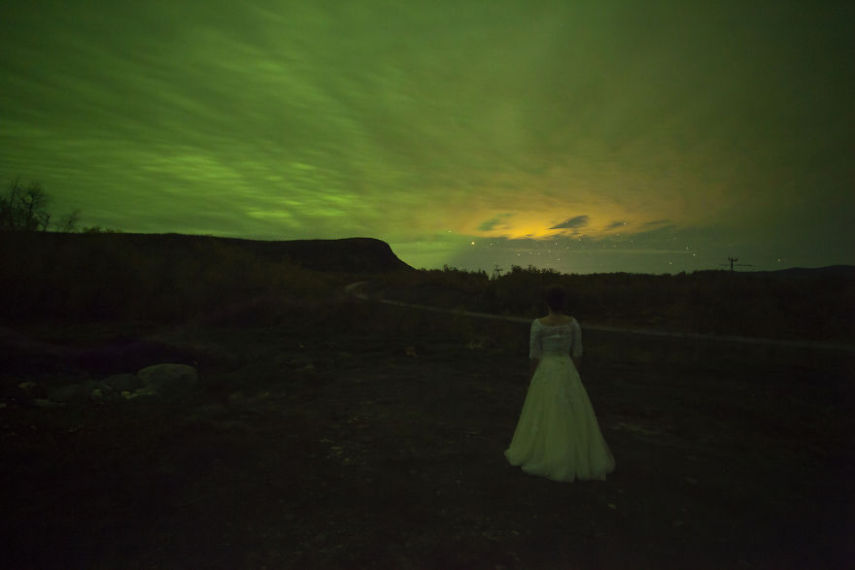 Este casal viajou pela Noruega e Suécia por 45 dias após o casamento