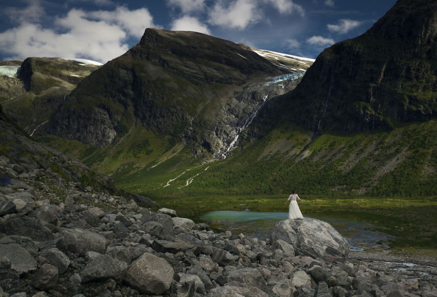 Este casal viajou pela Noruega e Suécia por 45 dias após o casamento