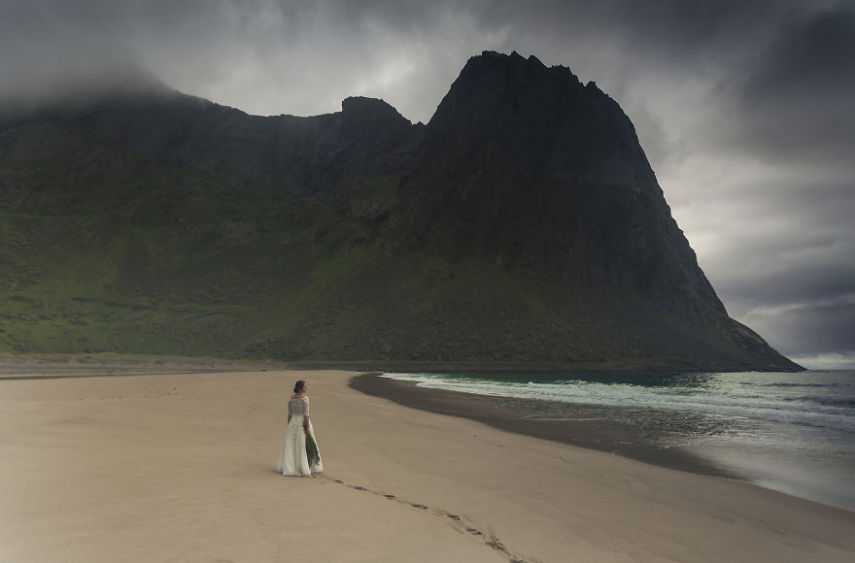 Este casal viajou pela Noruega e Suécia por 45 dias após o casamento