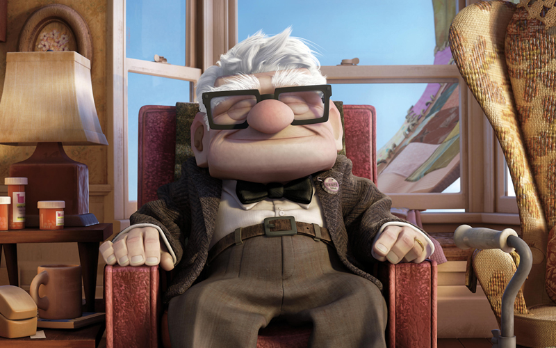 13) Carl Fredricksen, de 'Up - Altas Aventuras'