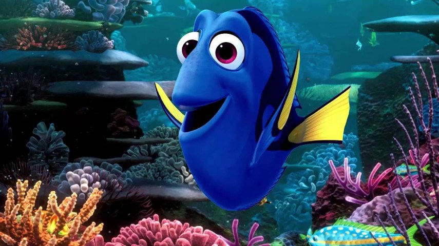 3) Dory, de 'Procurando Nemo'