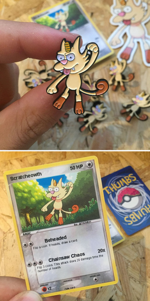 O designer e ilustrador londrino criou um mix incrível de alguns dos nossos personagens favoritos dos desenhos Simpsons e Pokémon. Certeza que o seu favorito está aí, também!