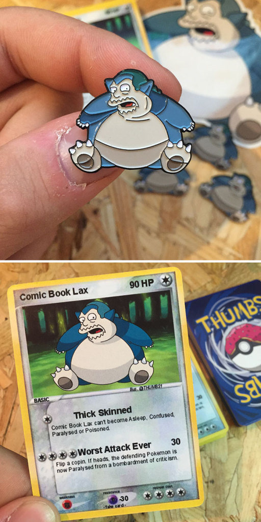 O designer e ilustrador londrino criou um mix incrível de alguns dos nossos personagens favoritos dos desenhos Simpsons e Pokémon. Certeza que o seu favorito está aí, também!